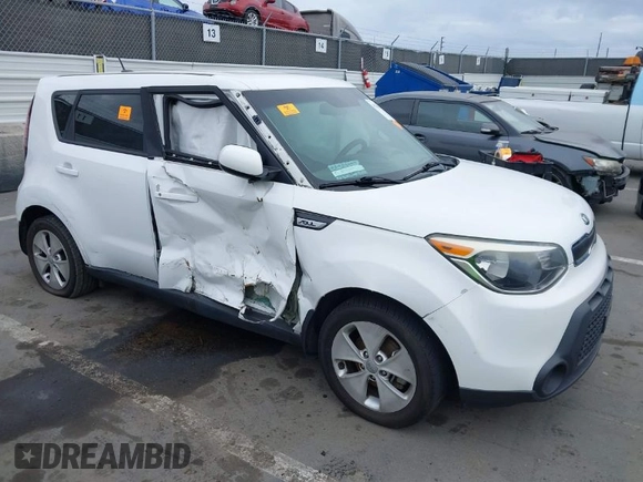 2016 Kia Soul with VIN KNDJN2A23G7341136, listed as a IAAI auction lot 41780119 with 1 mi miles. Bid and sale history available at carsss.com. Image 1.