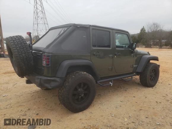 2015 Jeep Wrangler Unlimited Rubicon with VIN 1C4BJWFG3FL667908, listed as a Copart auction lot 89116445 with 75,996 mi miles and Salvage title. Bid and sale history available at DreamBid. Image 3.