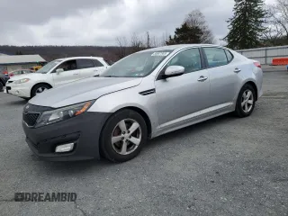 2015 Kia Optima LX with VIN 5XXGM4A7XFG472851, listed as a Copart auction lot 50867865 with 152,900 mi miles and Salvage Title. Bid and sale history available at carsss.com. Image 1.