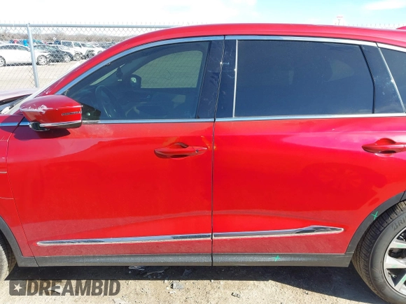 2023 Acura MDX w/Technology Package with VIN 5J8YE1H43PL041461, listed as a IAAI auction lot 41347974 with 9,281 mi miles. Bid and sale history available at carsss.com. Image 14.