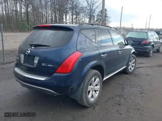 2007 Nissan Murano S with VIN JN8AZ08W27W656232, listed as a IAAI auction lot 41668720 with 95,489 mi miles. Bid and sale history available at carsss.com. Image 4.