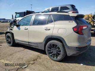 2023 GMC Terrain SLE with VIN 3GKALTEG2PL150566, listed as a Copart auction lot 48999765 with 50,907 mi miles and Salvage title. Bid and sale history available at DreamBid. Image 2.