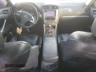 2013 Lexus IS 250 with VIN JTHBF5C27D5185429, listed as a Copart auction lot 43960165 with 153,616 mi miles and Salvage Title. Bid and sale history available at DreamBid. Image 8.