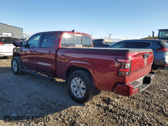 2022 Nissan Frontier SV with VIN 1N6ED1FK4NN636100, listed as a Copart auction lot 41685185 with 17,975 mi miles and Salvage Title. Bid and sale history available at carsss.com. Image 2.