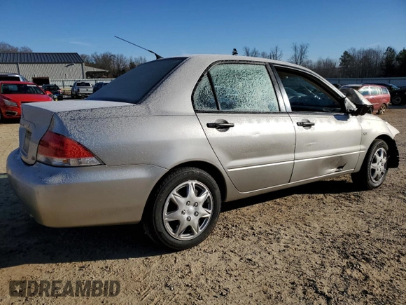 2006 Mitsubishi Lancer ES with VIN JA3AJ26E16U066220, listed as a Copart auction lot 45934735 with Not Provided miles and Salvage Title. Bid and sale history available at DreamBid. Image 3.