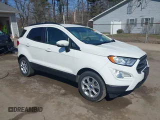 2018 Ford EcoSport SE with VIN MAJ3P1TE6JC244005, listed as a IAAI auction lot 41775622 with 38,482 mi miles. Bid and sale history available at carsss.com. Image 1.