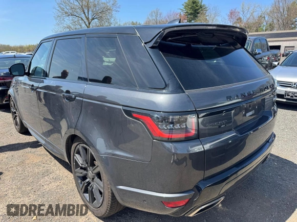 2022 Land Rover Range Rover Sport HST with VIN SALWS2RU6NA223241, listed as a Copart auction lot 54713115 with 50,391 mi miles and Clean Title. Bid and sale history available at carsss.com. Image 2.