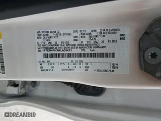 2019 Ford Ranger XL with VIN 1FTER4FHXKLA55413, listed as a Copart auction lot 86877714 with 43,836 mi miles and Salvage Title. Bid and sale history available at carsss.com. Image 14.
