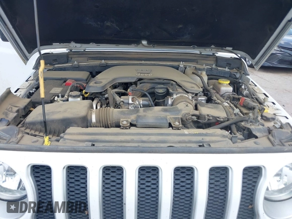 2020 Jeep Wrangler Unlimited Sahara High Altitude z VIN 1C4HJXEG2LW265227, wystawiony jako IAAI lot #42270274 z przebiegiem 77 534 mil mil oraz . Historia ofert i sprzedaży dostępna na DreamBid. Obrazek 10.
