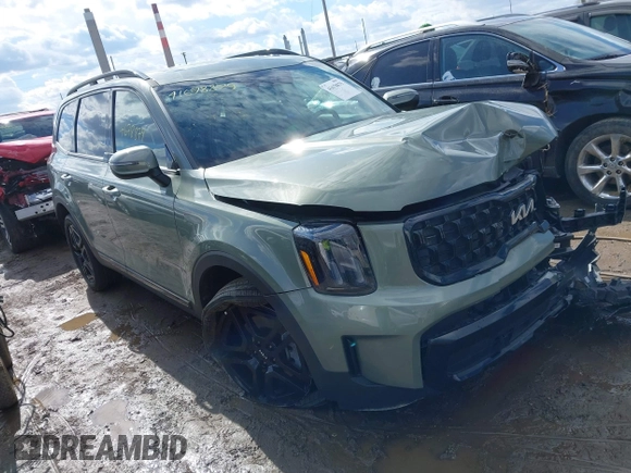 2024 Kia Telluride EX with VIN 5XYP3DGC9RG468071, listed as a IAAI auction lot 41678879 with 26,181 mi miles and . Bid and sale history available at carsss.com. Image 1.