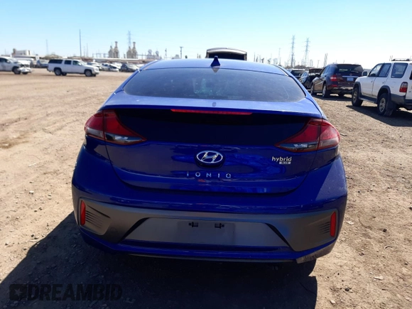 2020 Hyundai Ioniq Blue z VIN KMHC65LC9LU228294, wystawiony jako Copart lot #47854863 z przebiegiem 100 499 mil mil oraz Szkoda całkowita • Salvage title. Historia ofert i sprzedaży dostępna na DreamBid. Obrazek 6.