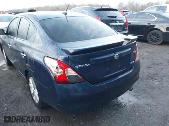 2014 Nissan Versa SV with VIN 3N1CN7AP3EL822730, listed as a IAAI auction lot 41504683 with 96,805 mi miles. Bid and sale history available at carsss.com. Image 6.