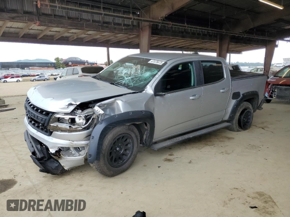 2020 Chevrolet Colorado 2WD LT with VIN 1GCGSCEN6L1190805, listed as a Copart auction lot 47478475 with 102,979 mi miles and Salvage Title. Bid and sale history available at carsss.com. Image 1.