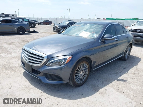 2015 Mercedes-Benz C-Class C 300 with VIN 55SWF4JB4FU056399, listed as a IAAI auction lot 41917600 with 74,398 mi miles. Bid and sale history available at carsss.com. Image 17.