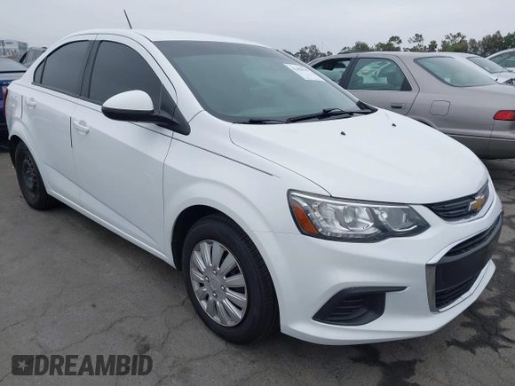 2018 Chevrolet Sonic LS with VIN 1G1JB5SHXJ4113116, listed as a IAAI auction lot 42450167 with 87,470 mi miles and . Bid and sale history available at DreamBid. Image 1.