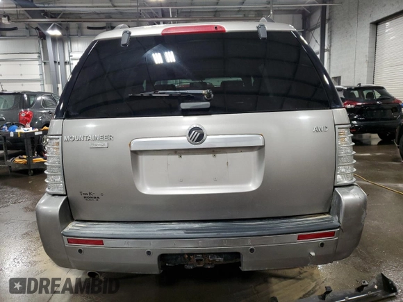 2008 Mercury Mountaineer Premier with VIN 4M2EU48E98UJ00713, listed as a Copart auction lot 84047594 with 163,274 mi miles and Salvage Title. Bid and sale history available at carsss.com. Image 6.