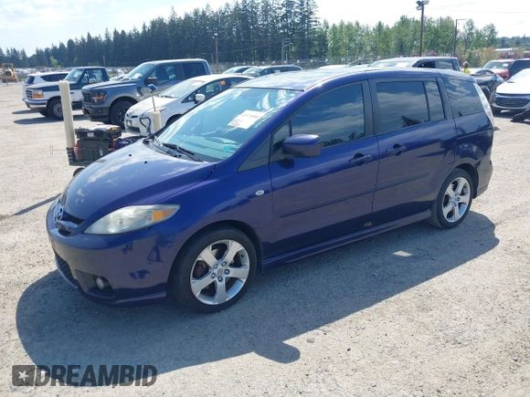 2007 Mazda 5 Touring with VIN JM1CR293670155769, listed as a IAAI auction lot 42170558 with 175,069 mi miles. Bid and sale history available at carsss.com. Image 2.