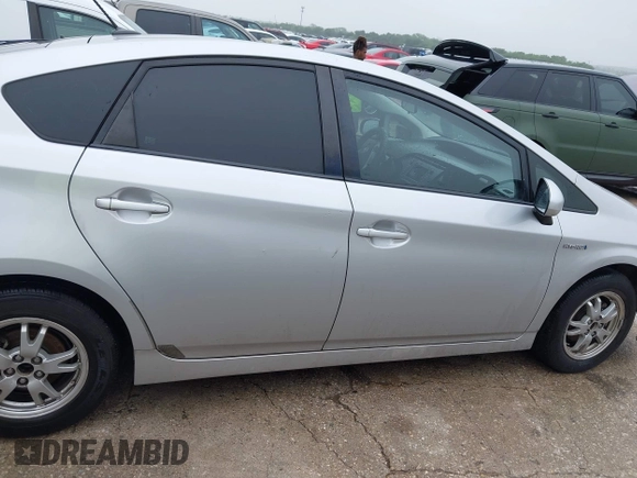2011 Toyota Prius I with VIN JTDKN3DU6B0259779, listed as a IAAI auction lot 42164475 with 207,243 mi miles. Bid and sale history available at carsss.com. Image 13.