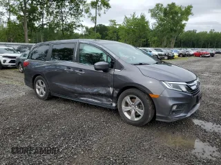 2018 Honda Odyssey EX z VIN 5FNRL6H56JB108661, wystawiony jako Copart lot #62807955 z przebiegiem 96 164 mil mil oraz Szkoda całkowita • Salvage title. Historia ofert i sprzedaży dostępna na DreamBid. Obrazek 4.