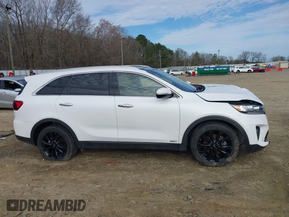 2020 Kia Sorento EX V6 with VIN 5XYPHDA50LG706330, listed as a IAAI auction lot 41744348 with 45,629 mi miles. Bid and sale history available at carsss.com. Image 14.