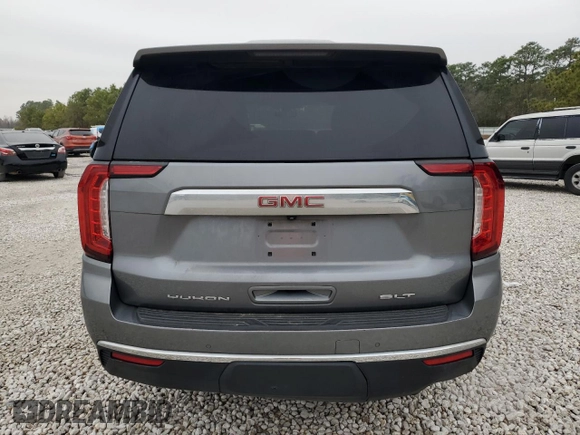 2022 GMC Yukon XL SLT with VIN 1GKS1GKD1NR166484, listed as a Copart auction lot 42564925 with 45,294 mi miles and Salvage Title. Bid and sale history available at carsss.com. Image 6.