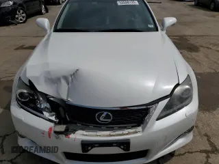 2012 Lexus IS 250 C with VIN JTHFF2C23C2524901, listed as a Copart auction lot 53550135 with 67,652 mi miles and Salvage title. Bid and sale history available at DreamBid. Image 11.