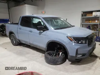 2023 Honda Ridgeline Sport with VIN 5FPYK3F10PB048387, listed as a Copart auction lot 42747395 with 17,224 mi miles and Salvage title. Bid and sale history available at DreamBid. Image 4.