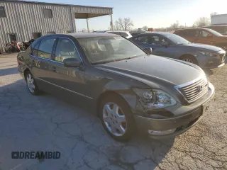 2004 Lexus LS 430 with VIN JTHBN36F440149975, listed as a Copart auction lot 49853965 with Not Provided miles and Salvage Title. Bid and sale history available at DreamBid. Image 4.