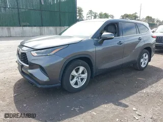 2021 Toyota Highlander L with VIN 5TDCZRBH0MS087637, listed as a IAAI auction lot 41947861 with 22,626 mi miles. Bid and sale history available at carsss.com. Image 20.
