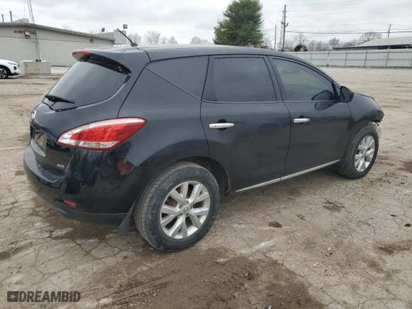 2012 Nissan Murano SV with VIN JN8AZ1MW9CW221598, listed as a Copart auction lot 46633315 with 186,270 mi miles and Non Repairable. Bid and sale history available at carsss.com. Image 3.