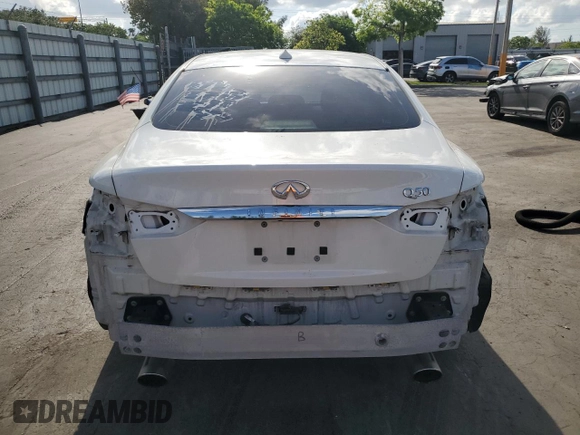 2020 Infiniti Q50 Sport z VIN JN1EV7AP7LM201180, wystawiony jako Copart lot #57752565 z przebiegiem 69 094 mil mil oraz Nie do naprawy • Non repairable. Historia ofert i sprzedaży dostępna na DreamBid. Obrazek 6.