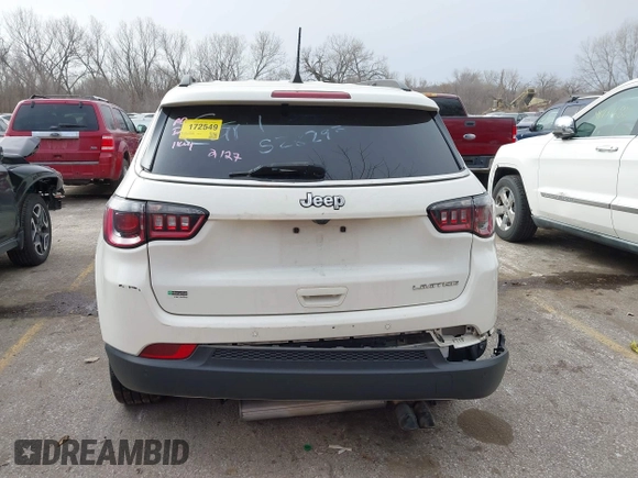 2021 Jeep Compass Limited with VIN 3C4NJCCB2MT528293, listed as a IAAI auction lot 41738444 with 111,848 mi miles. Bid and sale history available at carsss.com. Image 15.