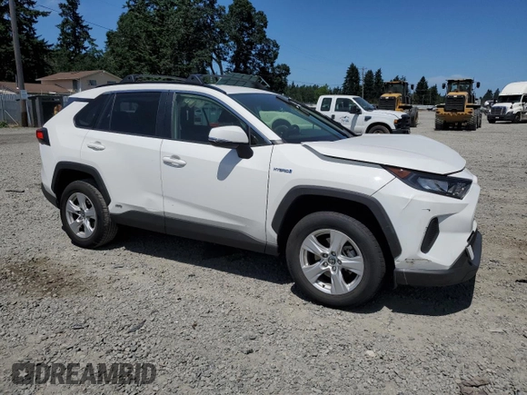 2021 Toyota RAV4 Hybrid LE with VIN JTMM6RFVXMD018561, listed as a Copart auction lot 60475965 with 56,074 mi miles and Salvage title. Bid and sale history available at DreamBid. Image 4.