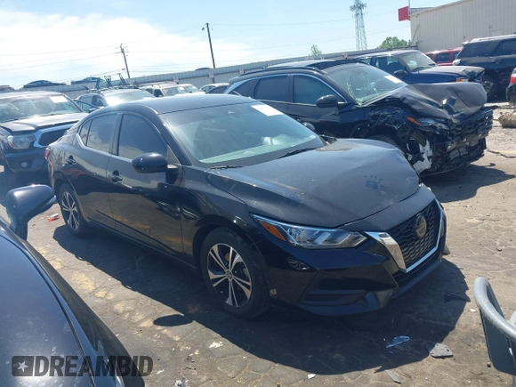 2021 Nissan Sentra SV z VIN 3N1AB8CV0MY209788, wystawiony jako IAAI lot #42037035 z przebiegiem 83 644 mil mil oraz . Historia ofert i sprzedaży dostępna na DreamBid. Obrazek 1.