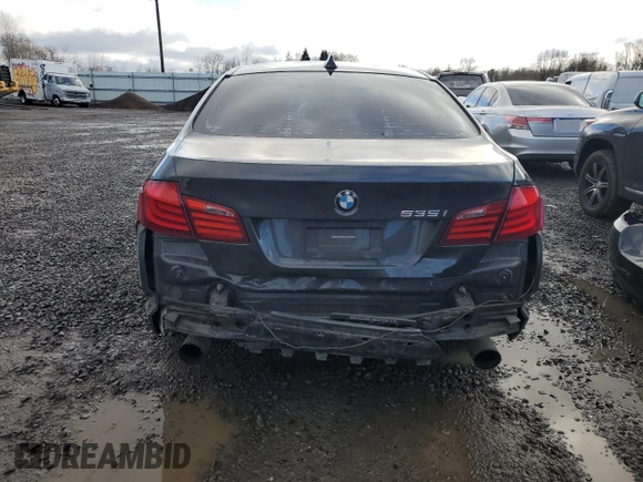2011 BMW 5 Series 535i xDrive with VIN WBAFU7C59BC778083, listed as a Copart auction lot 48929435 with 105,700 mi miles and Salvage Title. Bid and sale history available at DreamBid. Image 6.
