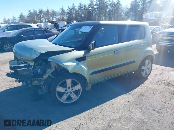 2010 Kia Soul + with VIN KNDJT2A23A7061651, listed as a IAAI auction lot 41685158 with 160,774 mi miles. Bid and sale history available at carsss.com. Image 2.