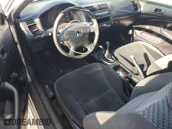 2002 Honda Civic with VIN 1HGEM21222L091278, listed as a Copart auction lot 42818095 with 163,957 mi miles and Salvage title. Bid and sale history available at DreamBid. Image 8.