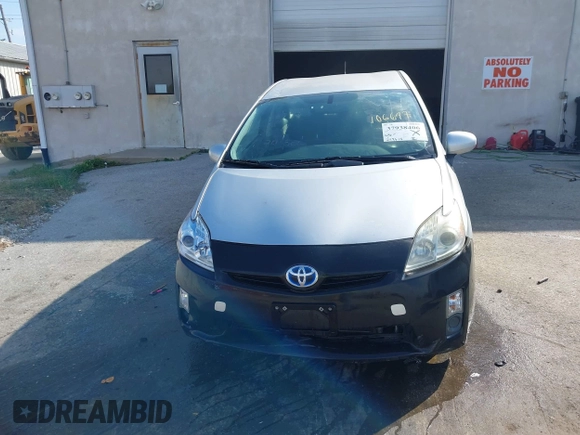 2010 Toyota Prius II with VIN JTDKN3DU9A0106697, listed as a IAAI auction lot 37938406 with 245,315 mi miles. Bid and sale history available at carsss.com. Image 12.