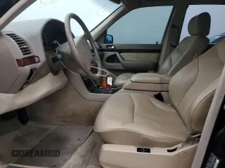 1999 Mercedes-Benz S-Class with VIN WDBGA51G5XA422062, listed as a Copart auction lot 83805544 with 198,439 mi miles and Salvage Title. Bid and sale history available at carsss.com. Image 7.