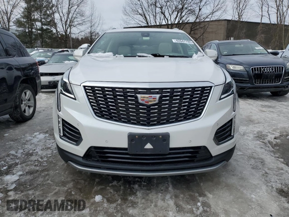 2020 Cadillac XT5 Premium Luxury AWD with VIN 1GYKNDRS6LZ121017, listed as a Copart auction lot 42647785 with 81,296 mi miles and Salvage Title. Bid and sale history available at DreamBid. Image 5.