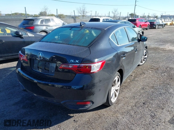 2016 Acura ILX with VIN 19UDE2F33GA013024, listed as a IAAI auction lot 41589083 with 109,360 mi miles. Bid and sale history available at carsss.com. Image 4.