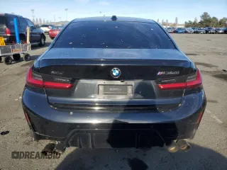 2024 BMW 3 Series M340i xDrive with VIN 3MW49FF0XR8E75530, listed as a Copart auction lot 46373175 with 0 mi miles and Salvage Title. Bid and sale history available at carsss.com. Image 6.