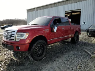 2014 Ford F-150 XL with VIN 1FTFW1EF3EFC61753, listed as a Copart auction lot 48740545 with 161,352 mi miles and Salvage Title. Bid and sale history available at carsss.com. Image 1.