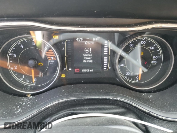 2019 Jeep Cherokee Latitude with VIN 1C4PJMCB4KD367480, listed as a Copart auction lot 49639655 with 54,508 mi miles and Salvage title. Bid and sale history available at DreamBid. Image 9.