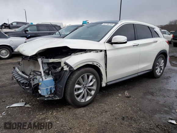 2019 Infiniti QX50 LUXE with VIN 3PCAJ5M34KF136350, listed as a Copart auction lot 37746743 with 48,540 mi miles. Bid and sale history available at carsss.com. Image 1.