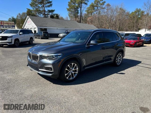 2019 BMW X5 xDrive40i with VIN 5UXCR6C57KLL63540, listed as a Copart auction lot 53248315 with 124,292 mi miles and Clean Title. Bid and sale history available at carsss.com. Image 1.