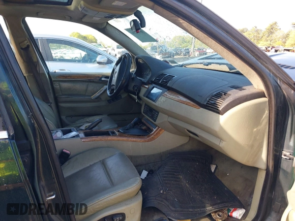 2000 BMW X5 with VIN WBAFB334XYLH02115, listed as a IAAI auction lot 39413915 with 1 mi miles. Bid and sale history available at carsss.com. Image 5.