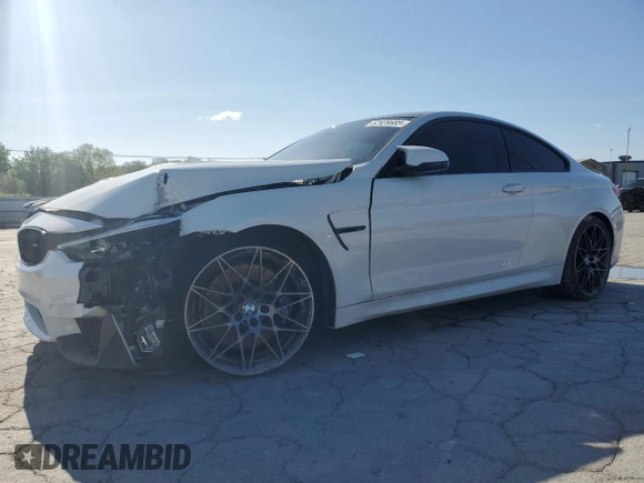 2018 BMW M4 с VIN WBS4Y9C59JAC87657, выставлен на аукционе Copart как лот 52928685 с пробегом 54 853 миль миль и Списание • Salvage title. История ставок и продаж доступна на DreamBid. Изображение 1.