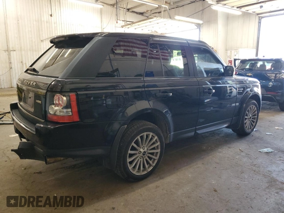 2012 Land Rover Range Rover Sport HSE with VIN SALSF2D4XCA722082, listed as a Copart auction lot 57330405 with 187,177 mi miles and Salvage title. Bid and sale history available at DreamBid. Image 3.