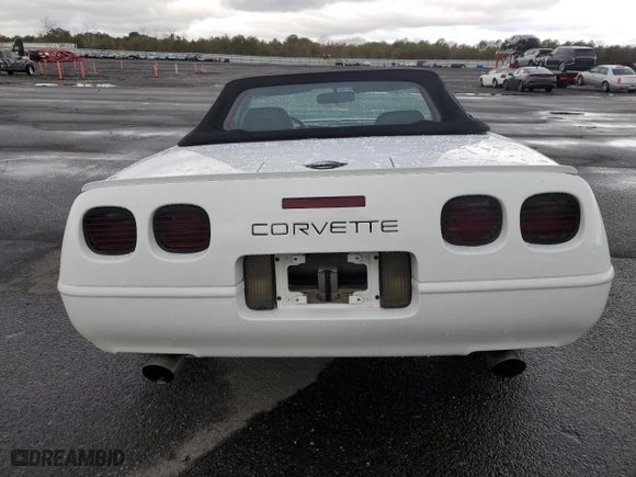 1995 Chevrolet Corvette with VIN 1G1YY32P3S5118646, listed as a Copart auction lot 81766814 with 125,521 mi miles and Salvage Title. Bid and sale history available at carsss.com. Image 6.